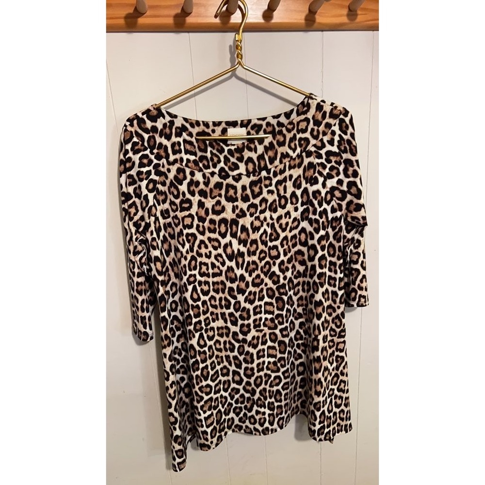 Chico's Leopard Print Blouse